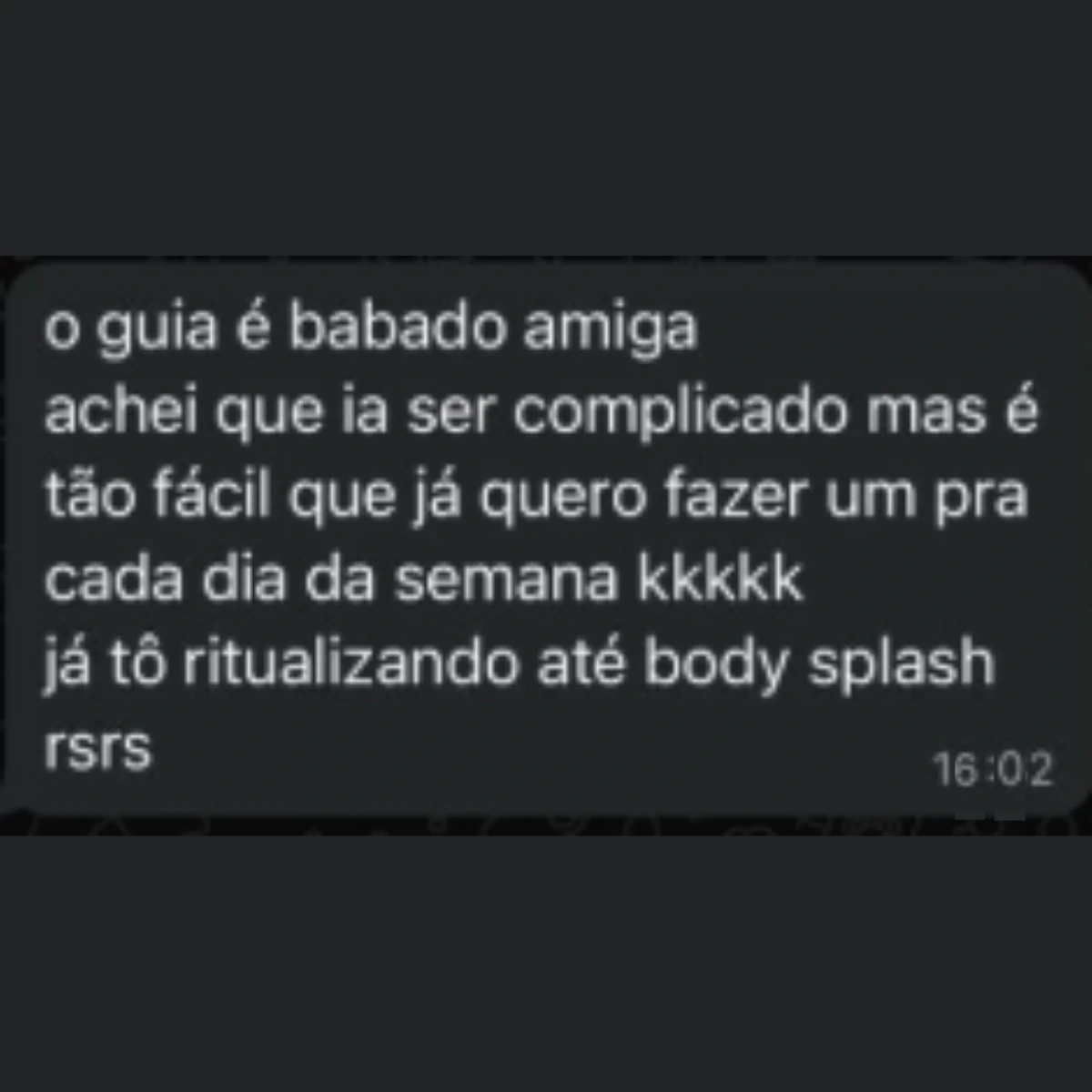 Depoimento real de cliente 3