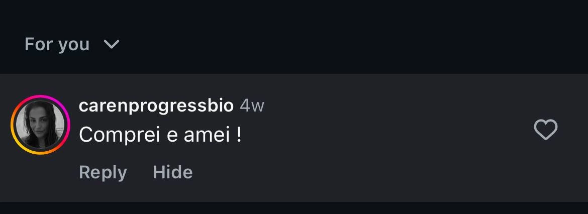 Depoimento real de cliente 9